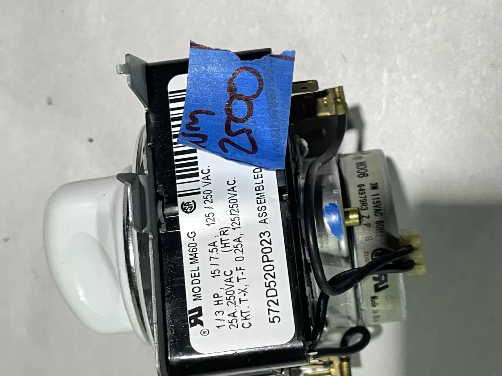 GE 572D520P023 WE4M284 Dryer Timer AZ153354 | Wm2500