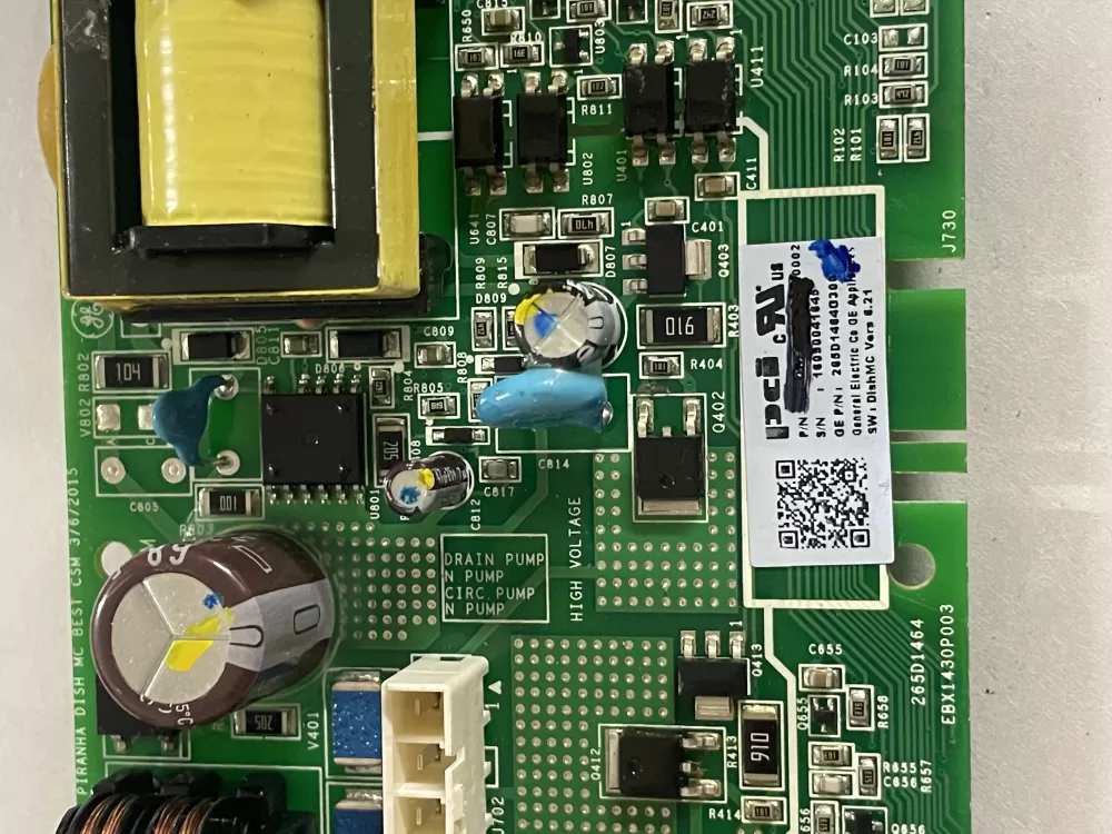 GE 265D1464G300 Diswasher Main Control Board AZ121088 | KM1766