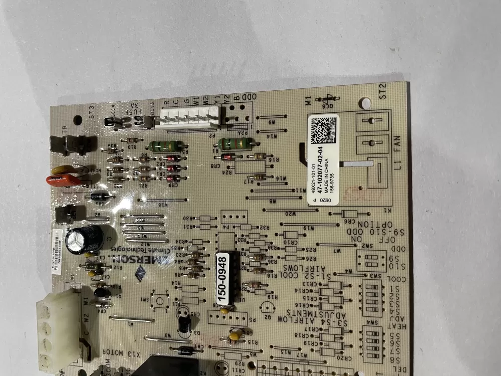 Rheem Air Handler Control Board 47-102077-02-04 156-9735 AZ191960 | KM633
