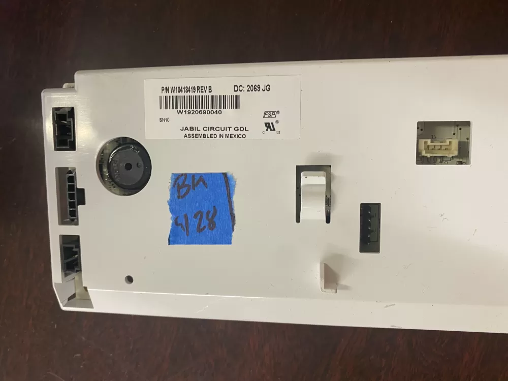 Whirlpool Wpw10418420 Refrigerator Control Board Interface AZ35527 | BK428