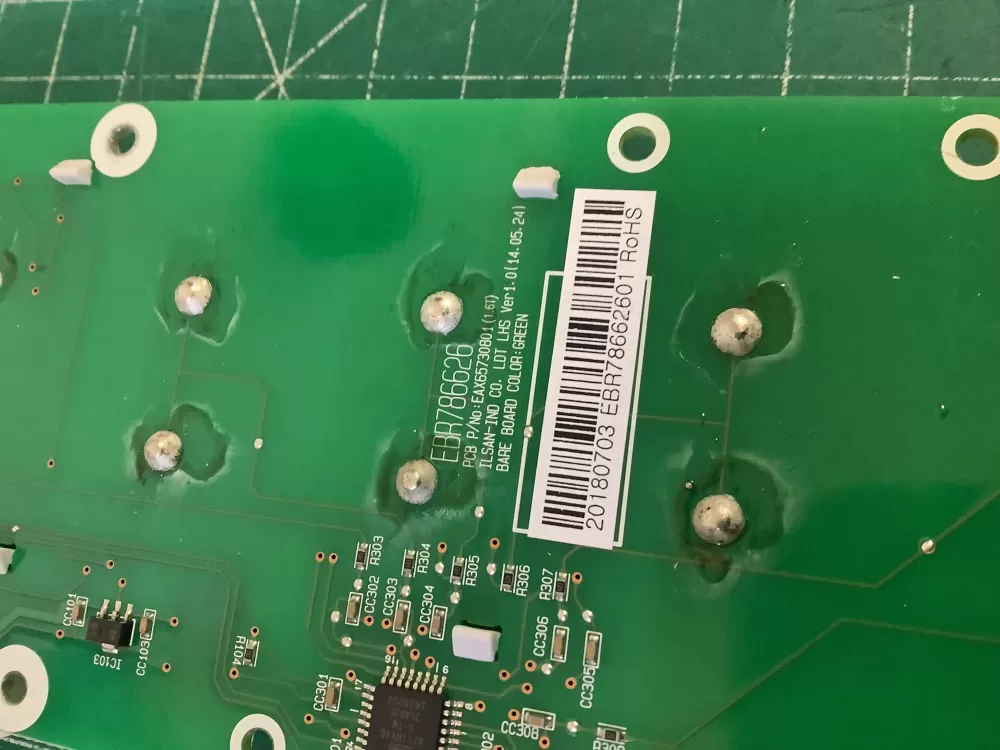 LG Kenmore EBR78662601 Refrigerator Dispenser Control Board AZ205482 | NR294