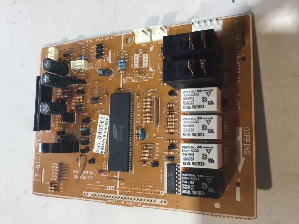 GE WB27X1045 WB27X996 76029-0287-00 Microwave Control Board AZ49105 | NR1794