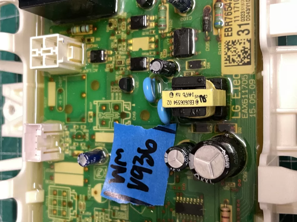 LG EBR76542931 Dryer Control Board AZ212196 | Wmv936