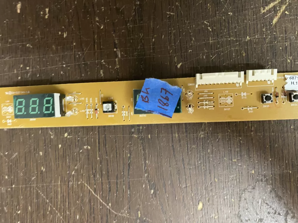 LG Kenmore 6871JB2046B 6871JB2046 B Refrigerator Control Board AZ52429 | BK1867