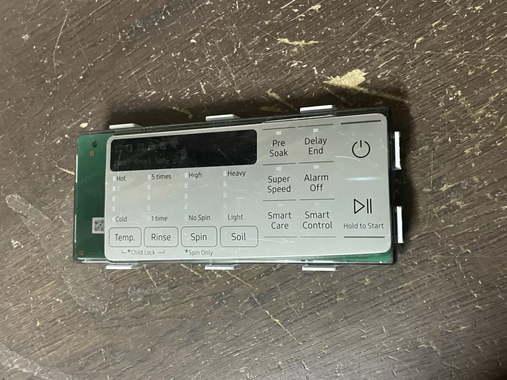 Samsung DC97 22462U Washer Control Board Display