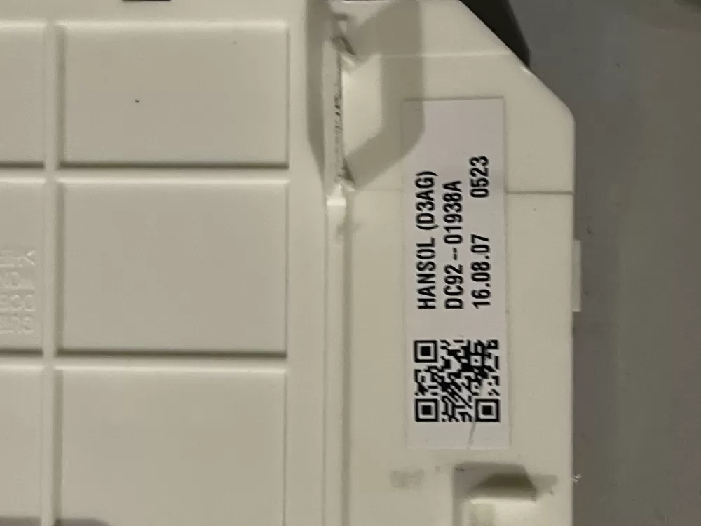 Samsung 01938A Dc92 01624l Washer Control Board User Interface AZ32104 | Wm105