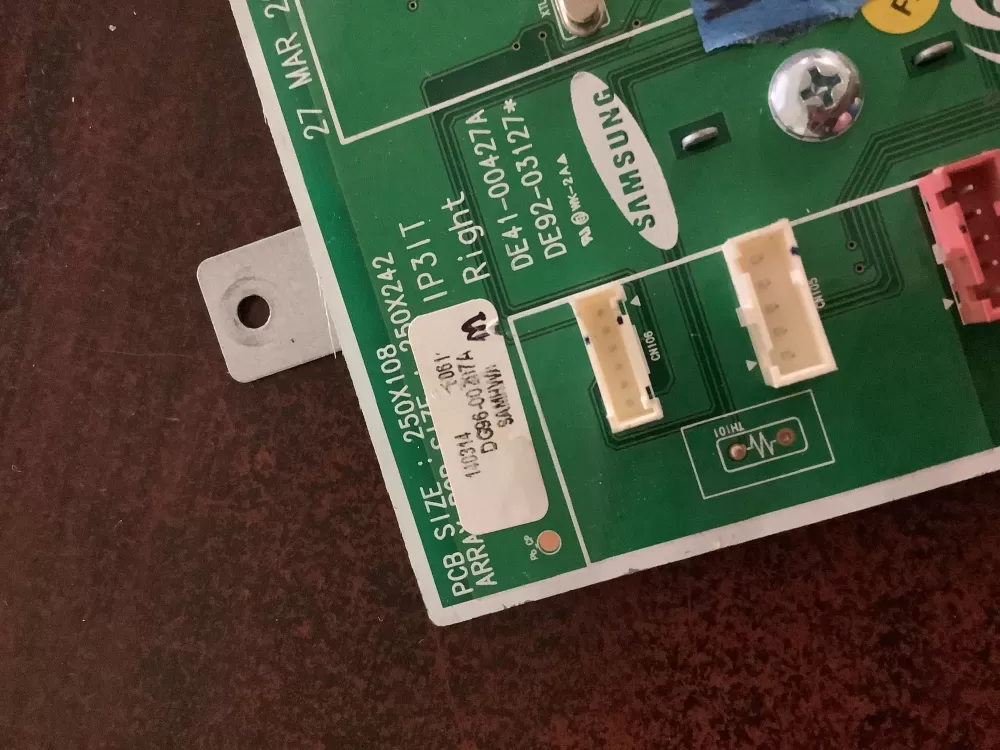 Samsung DE41-00427A Range Control Board AZ170385 | CG745