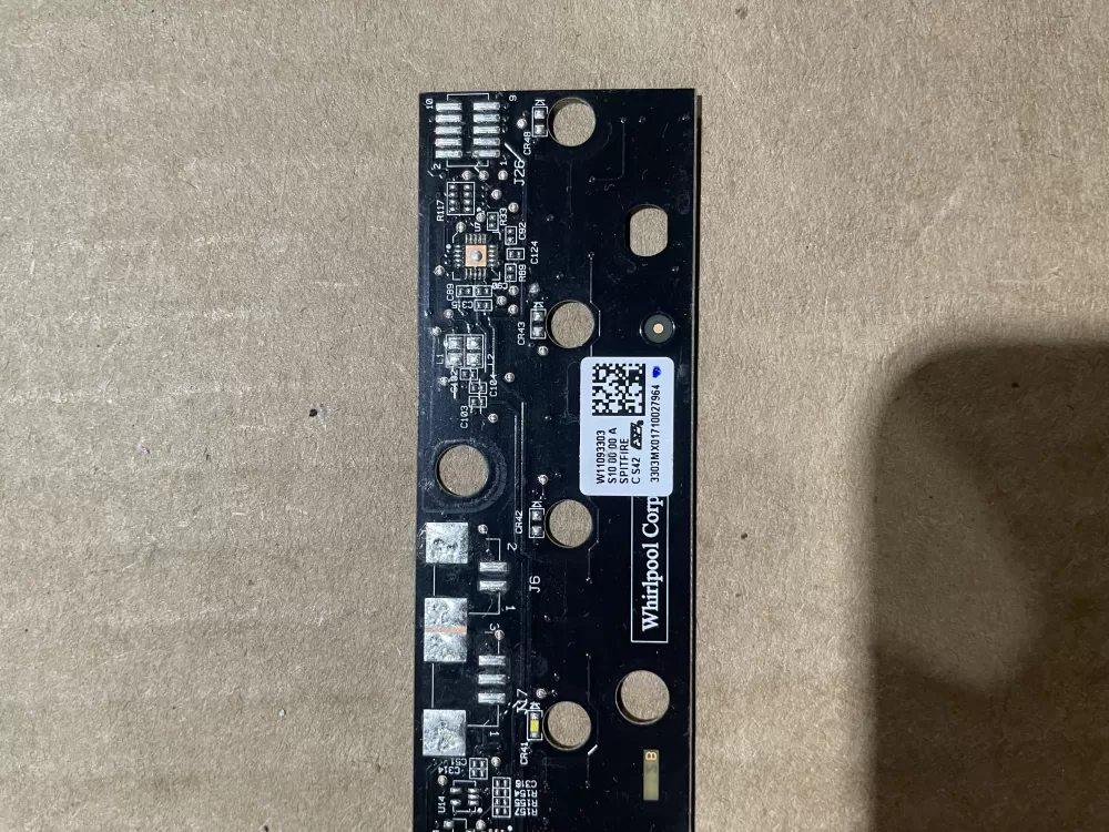 Whirlpool W11093303 Dishwasher Control Board UI Panel AZ72694 | KMV310