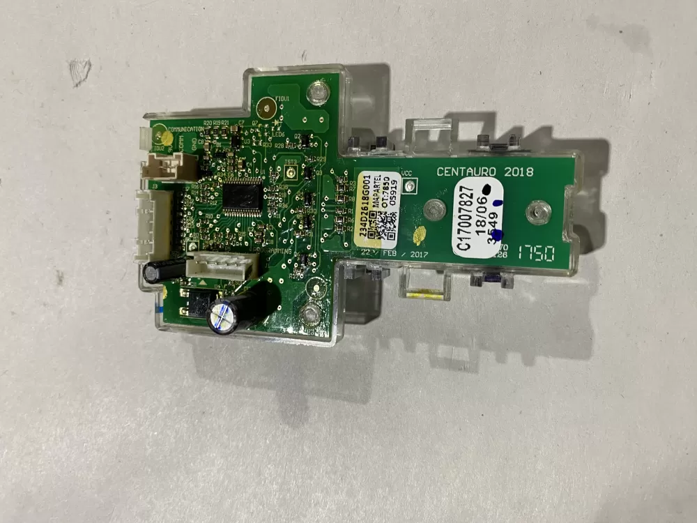 GE 234D2618G001 WE04X27284 Dryer Control Board AZ141061 | BK2295