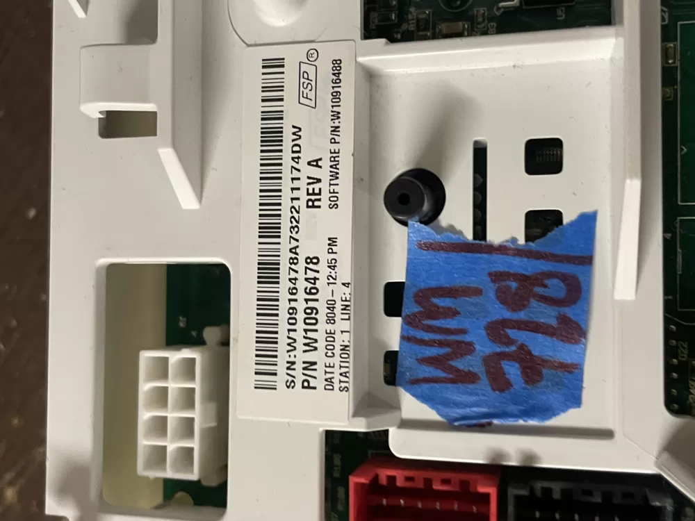 Whirlpool W10803586 W10841364 W10865064 Washer Control Board AZ48106 | Wm728