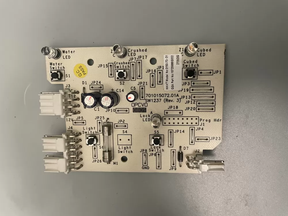 GE 197D5686G002 Refrigerator Control Board AZ96522 | KM1116