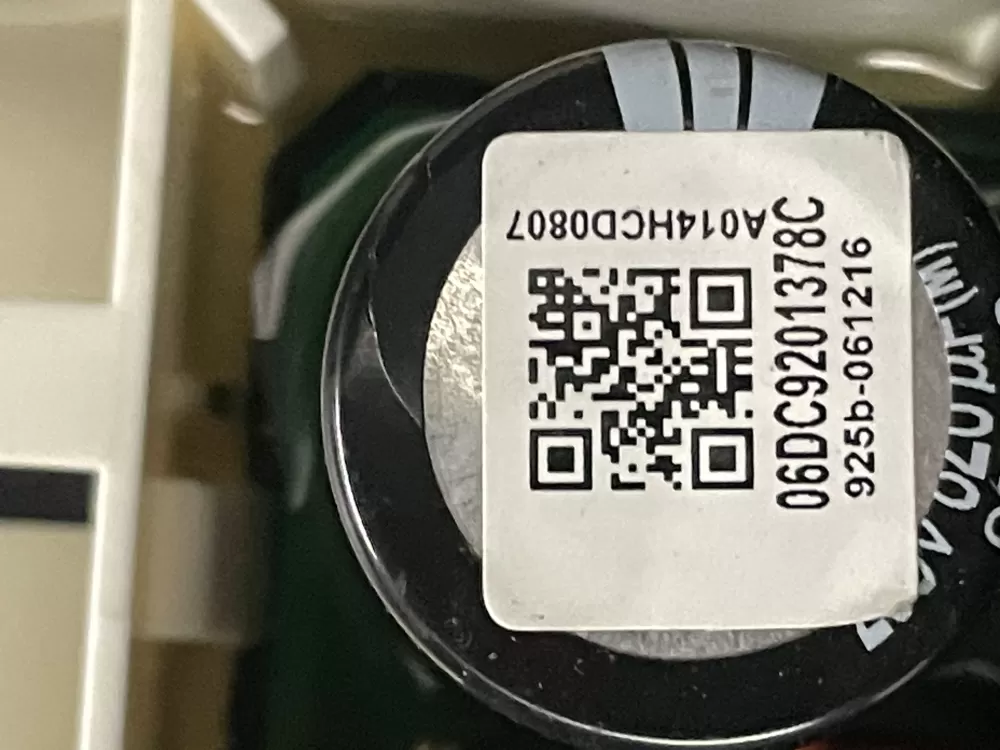 Samsung DC92-01378C Washer Control Board PCB AZ17875 | WM1255