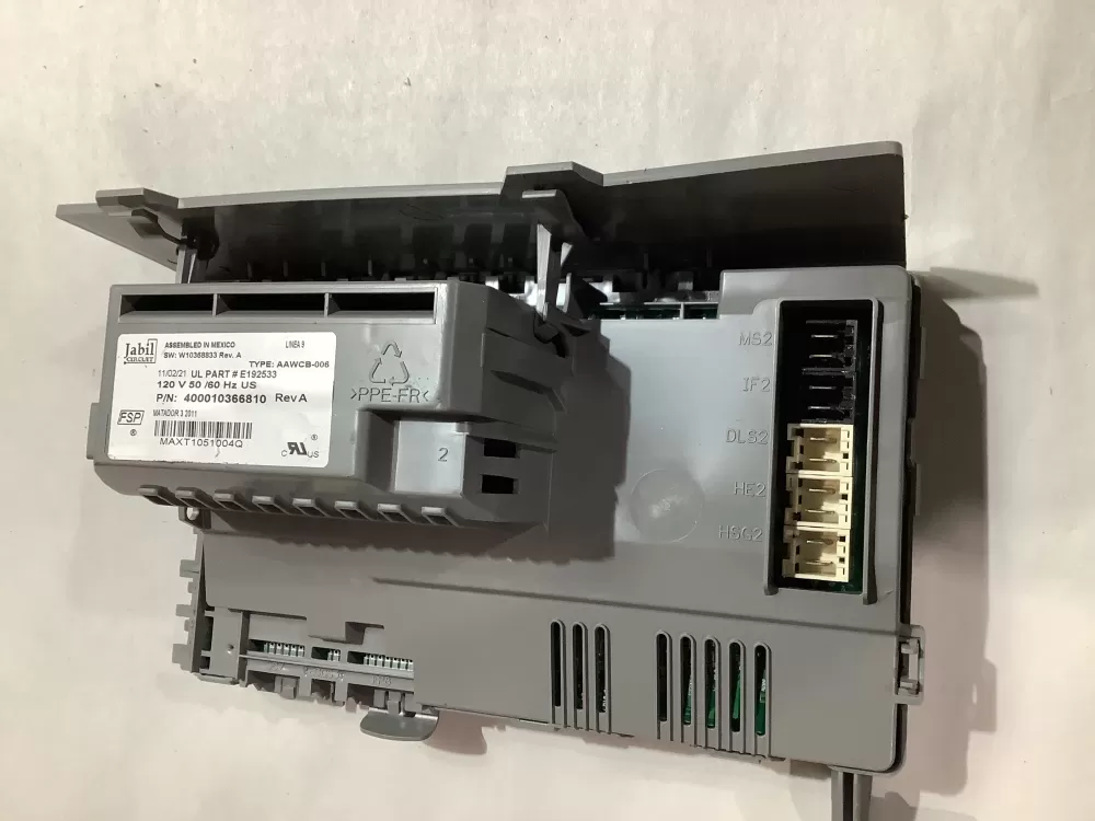 Whirlpool  Maytag 400010366810 AAWCB-006 W10368833 Washer AAWCB Control Board