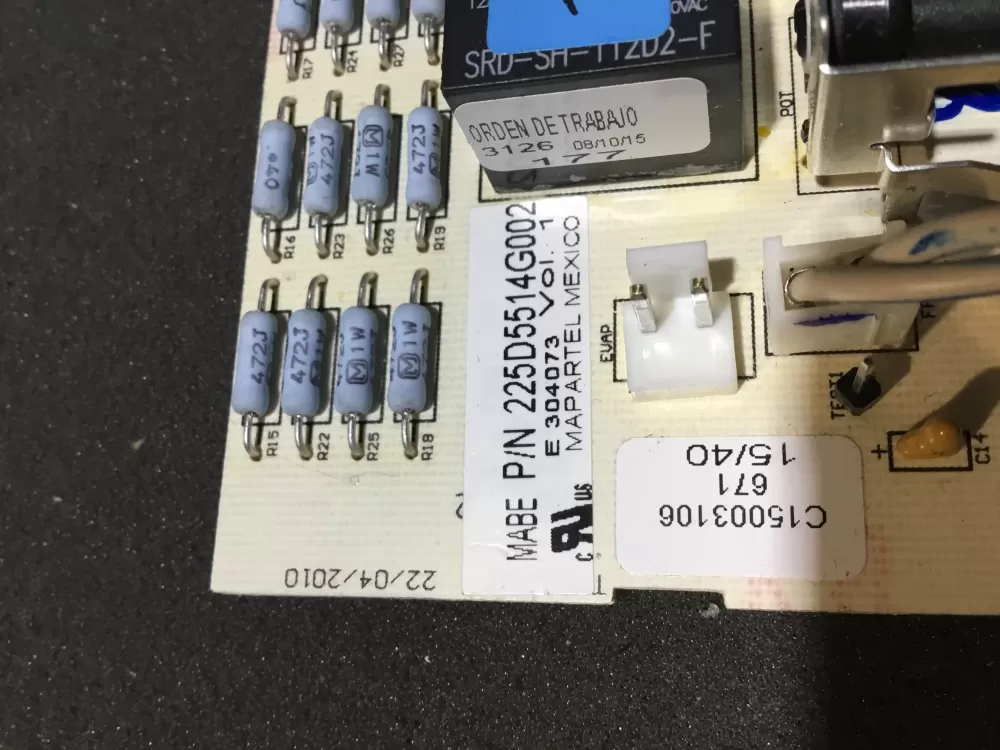 WR01F04096 Refrigerator Main Control Board 225D5514G002  AZ88031 | NR1146