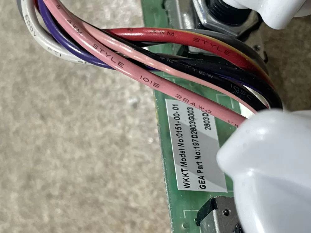 GE 197D2803G003 Refrigerator Temperature Control Board AZ69932 | Wm2051