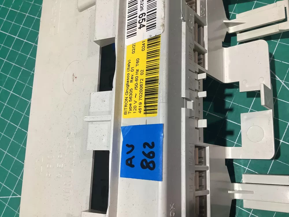 Whirlpool 461970200672 02 Washer Control Board AZ185384 | AV862