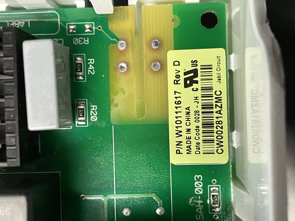 Whirlpool Dryer Control Board WPW10111617 AZ17951 | WM1236