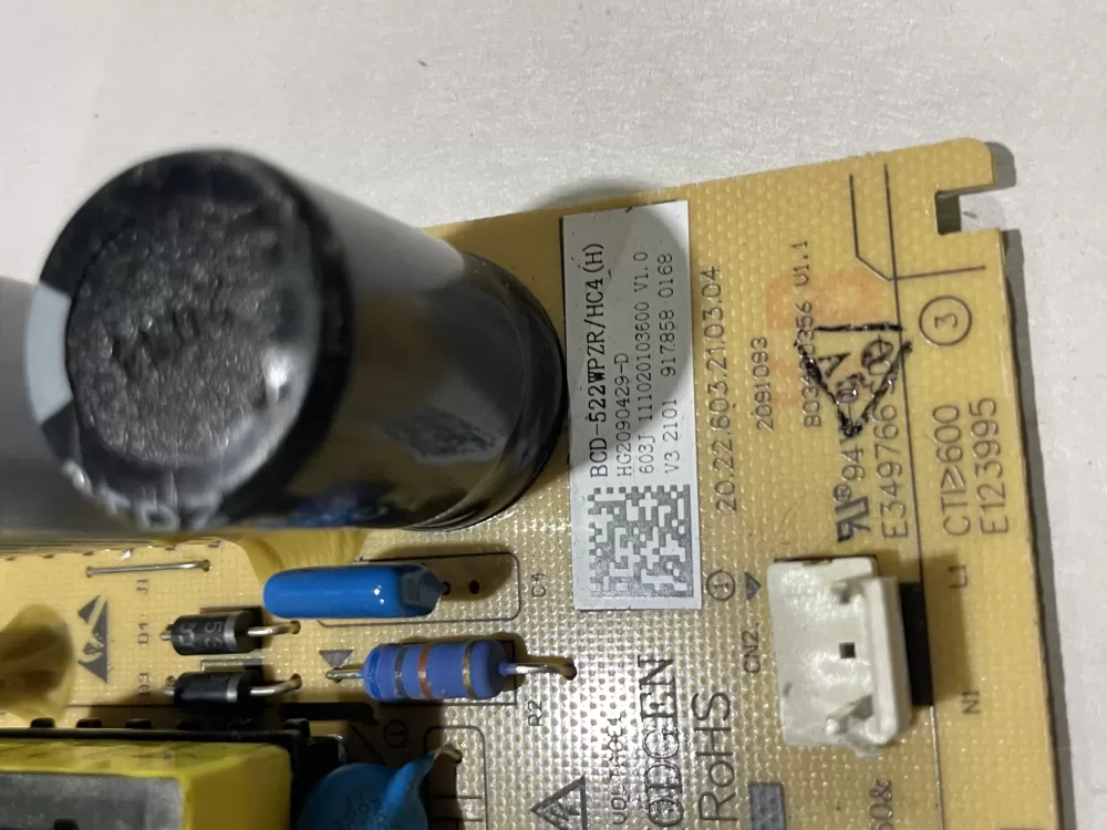 Insignia Refrigerator Control Board 111020103600 AZ166555 | Wm409