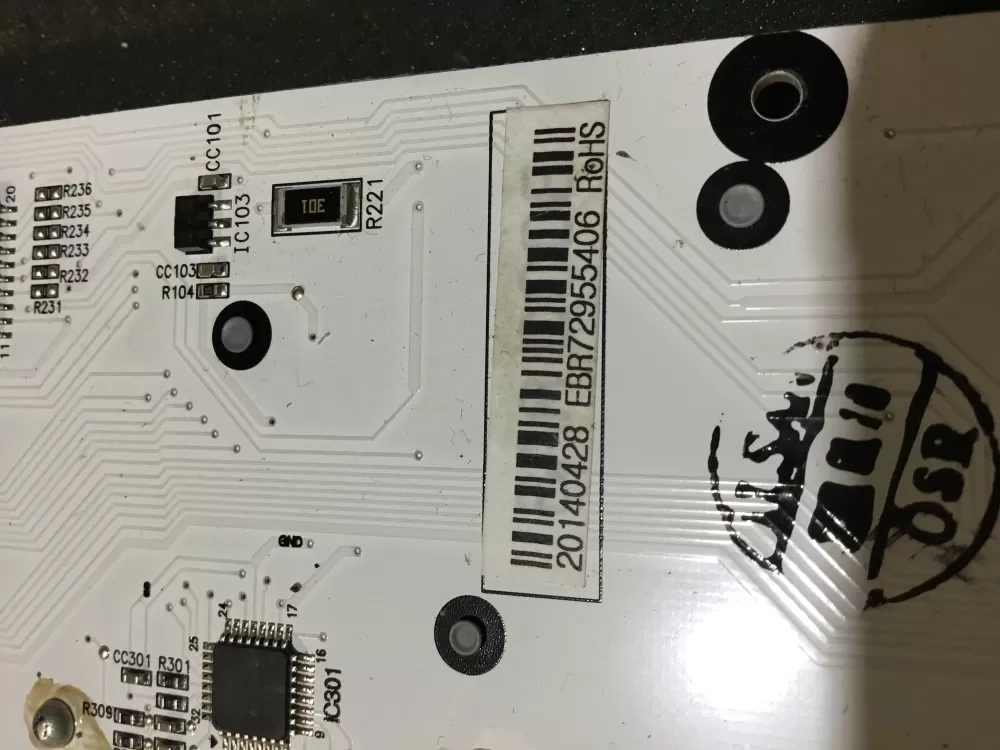 LG EBR72955422 EBR72955426 Refrigerator Control Board  AZ75699 | NR1920