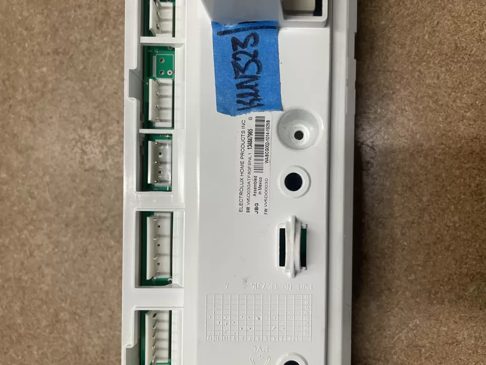 Frigidaire 134847965 Washer User Interface Control Bord AZ20501 | KMV323