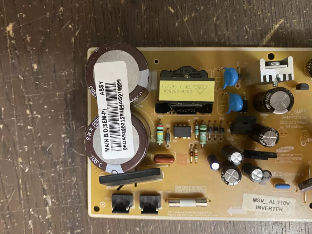 Samsung DA92-00215R Refrigerator Inverter Control Board AZ52545 | BK1870