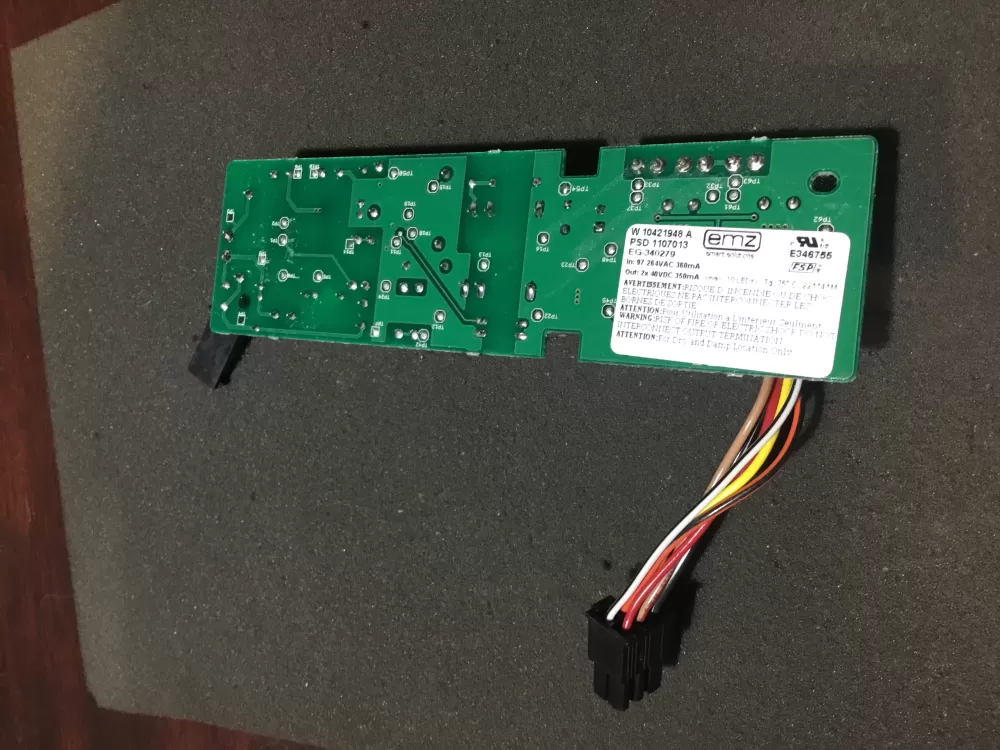 Whirlpool W10306786 Refrigerator Power LED Control Board AZ76573 | NR2055