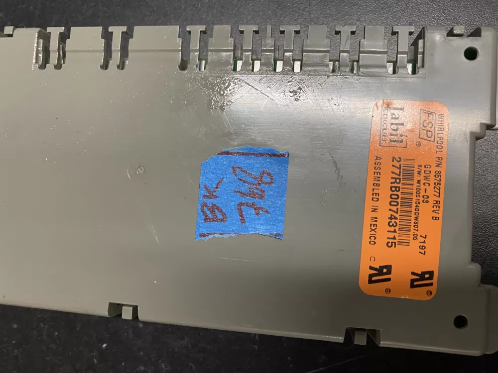 Kenmore KitchenAid W10084141 Dishwasher Control Board AZ14358 | BK768