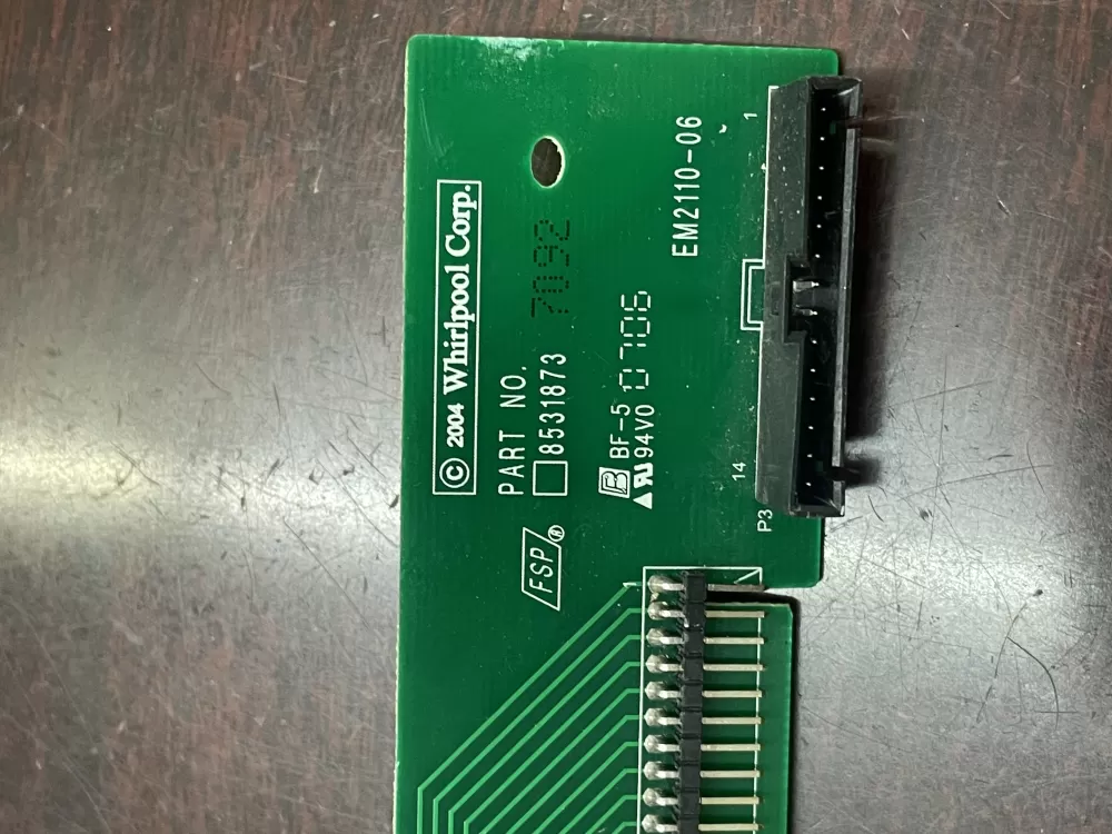 KitchenAid 8531873 Dishwasher Control Board Interconnect AZ31240 | KM1669