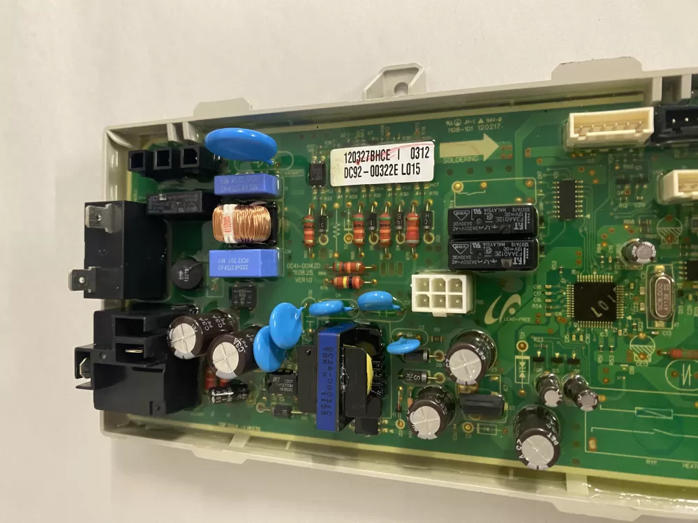 Samsung DC92-00322E DC92-00160A Dryer Electronic Control Board AZ203803 | BK2178