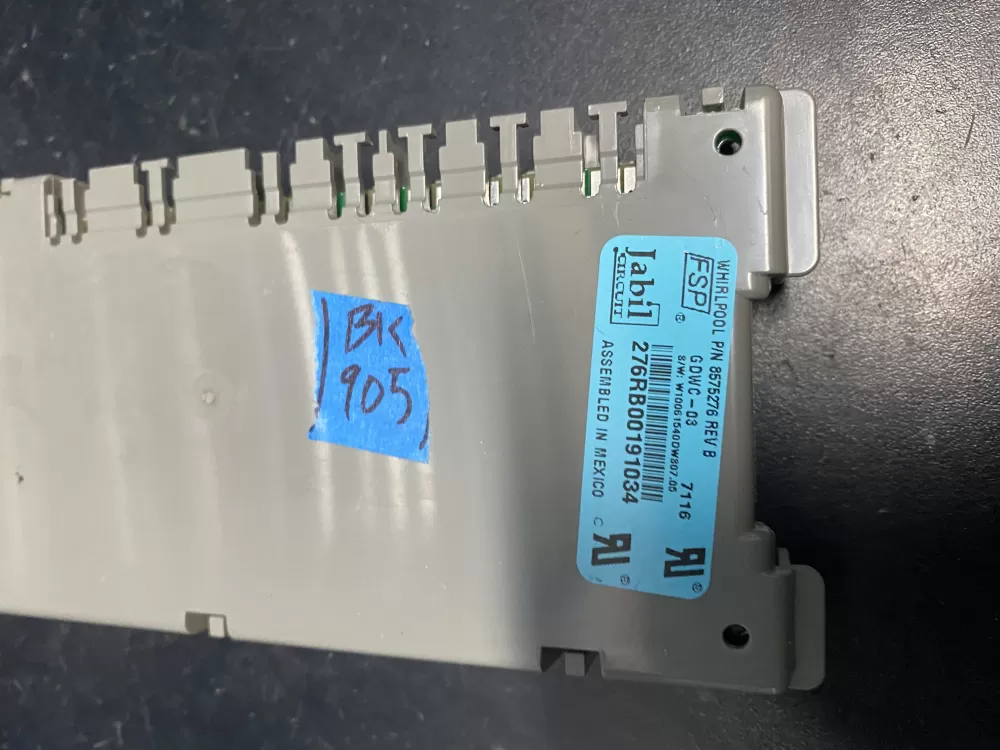 Kenmore KitchenAid W10084141 Dishwasher Control Board AZ22123 | BK905