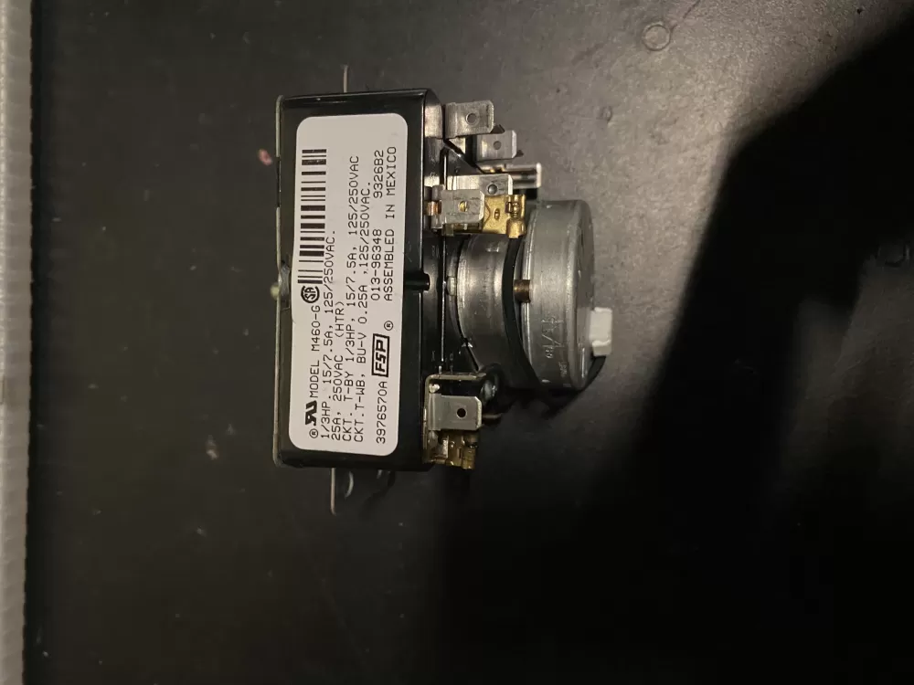 Whirlpool 3976570 PD00003512 3406708 WP3976570 548369 AP6009021 PS11742163 EAP11742163 3976570B KGYS750GT1 KGYS750GZ0 KGYS750GZ1 KGYS750JQ0 KGYS750JQ1 KGYS750JQ2 KGYS750JT0 KGYS750JT1 KGYS750JT2 KGYS750LQ0 Dryer Timer