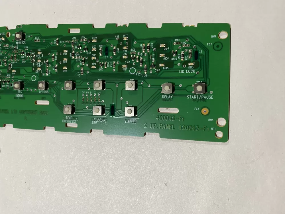 Fisher & Paykel 421098 Washer Keyboard Control Board AZ140865 | BK2366