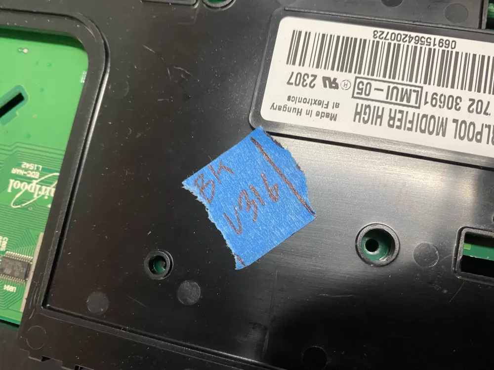 Whirlpool 4619 702 30691 Washer Control Board UI Display AZ20512 | BKV316