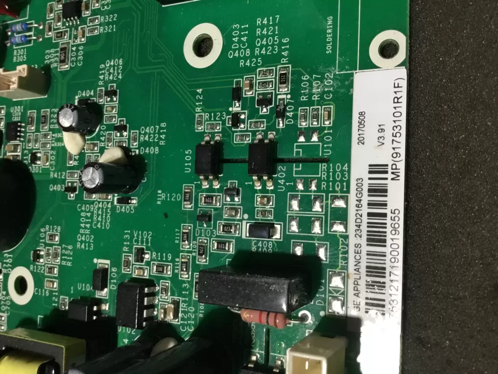 GE WE22X35978 AP7211612 234D2315G003 Dryer Control Board AZ105856 | NR419