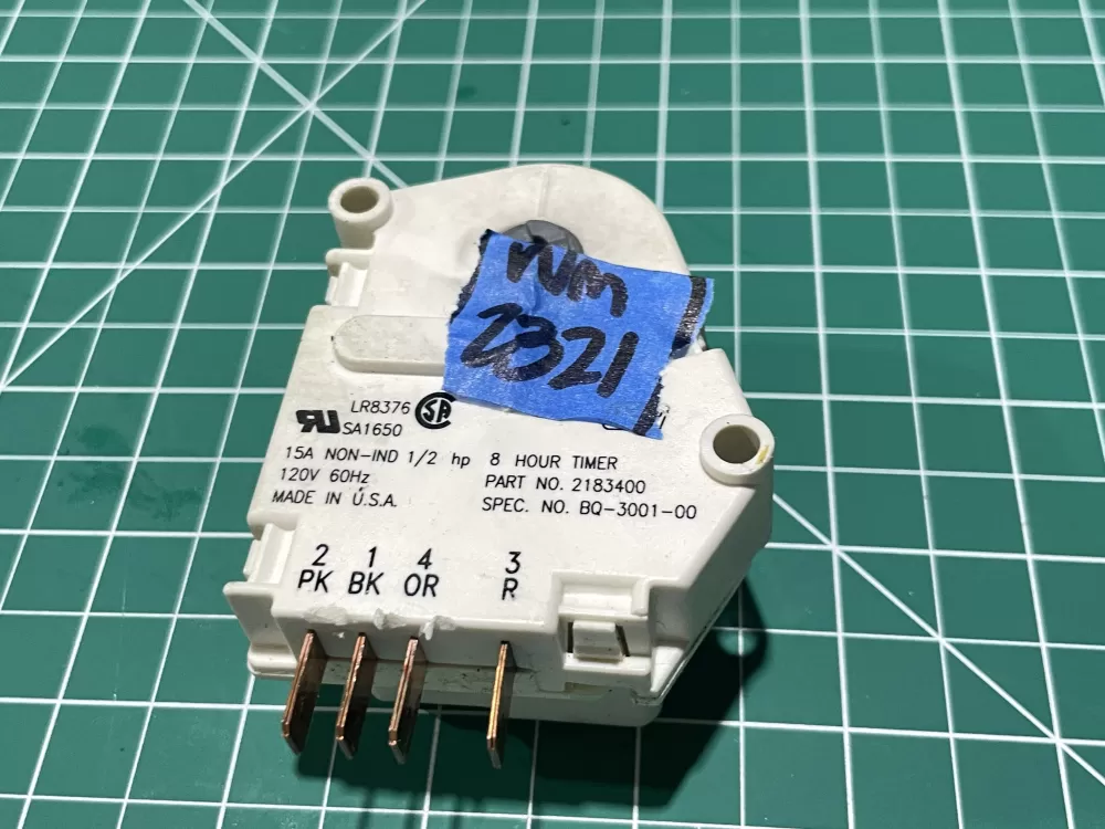 Kenmore WP2183400 PS11739056 Refrigerator Defrost Timer AZ129314 | Wm2321