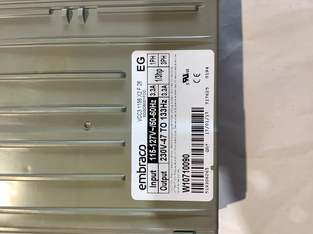 Kenmore W11087200 Refrigerator Control Board Inverter AZ147088 | BG2474