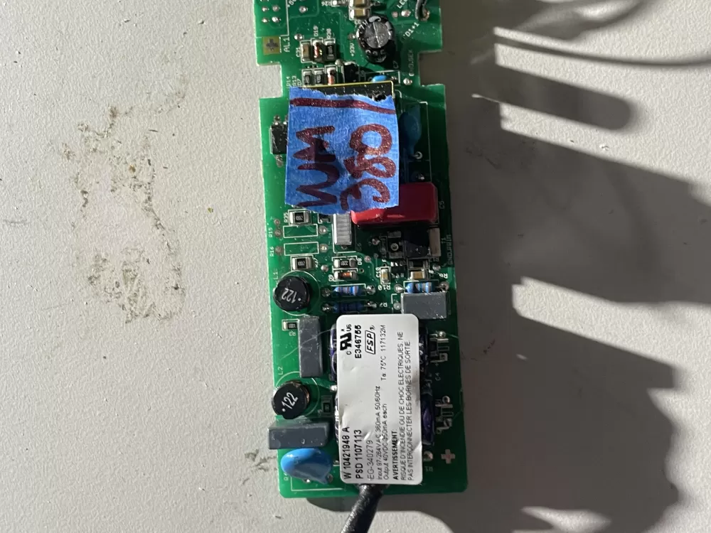 Whirlpool W10306786 Refrigerator LED Inverter Board Box AZ40003 | Wm280