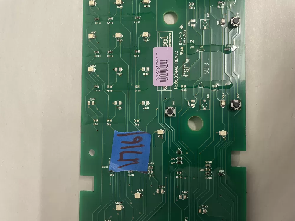 Whirlpool W10544207 Washer Board Control AZ208242 | KMV716