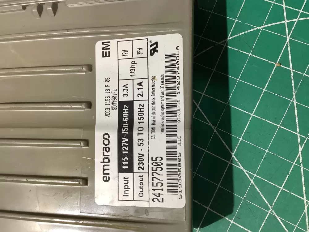 Refrigerator Inverter Board VCC3 1156 QA F 06 241577505 AZ195594 | AR1238