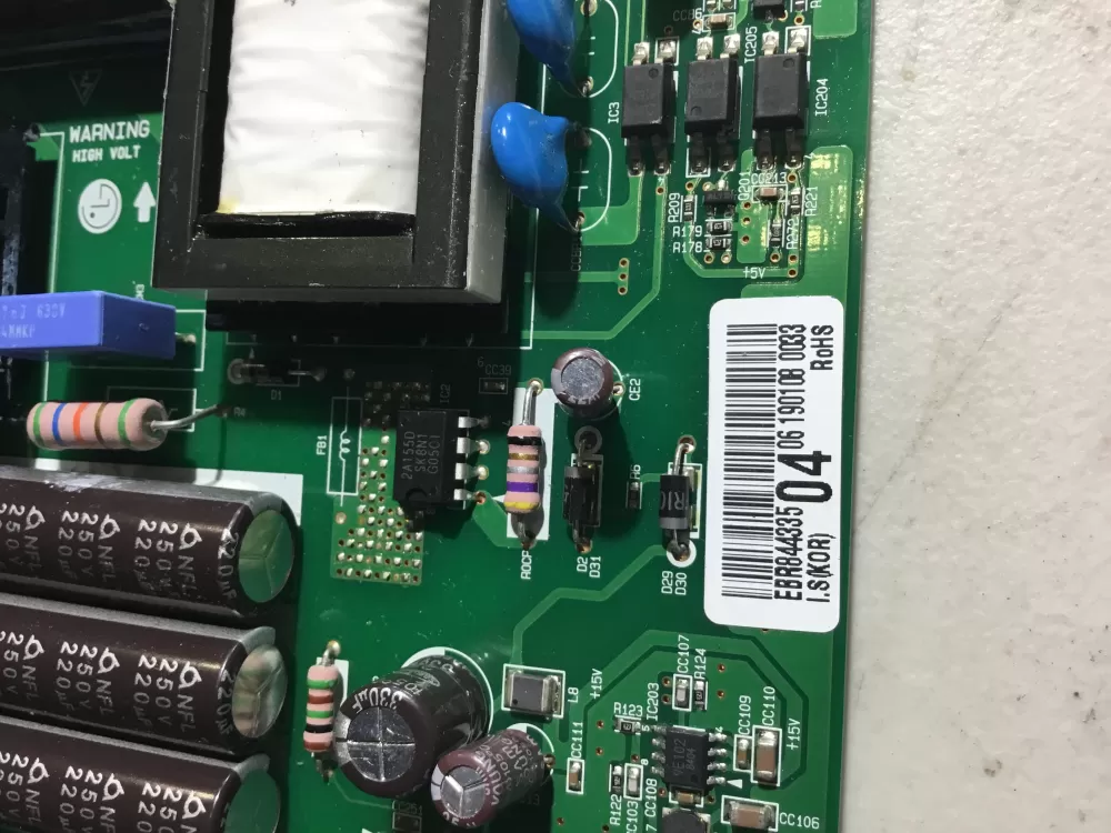 LG EBR78643431 EBR84433504 Refrigerator Control Board AZ38395 | NRV378