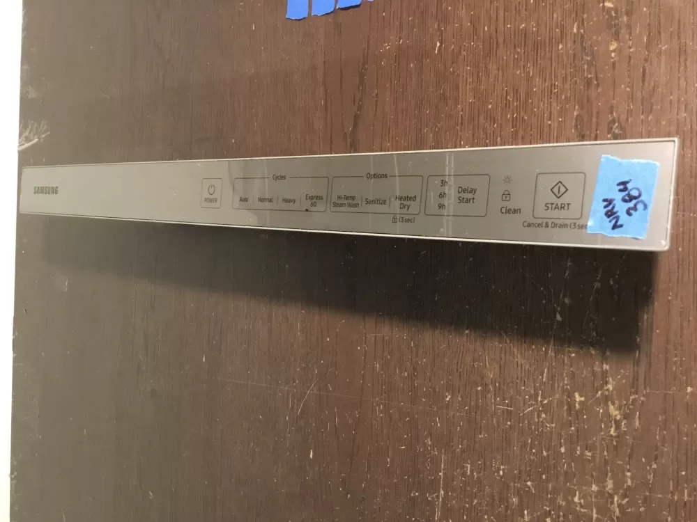 Samsung DD82-01594B Dishwasher Control Board Panel Consol UI AZ38896 | NRV384