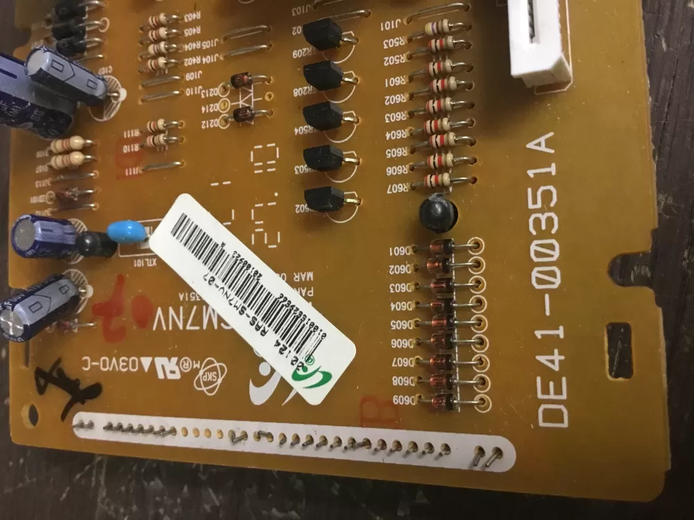 Samsung DE41-00351A Microwave Control Board Ras-sm7nv-07 AZ18420 | NR64