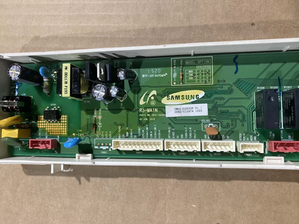 Samsung DD82 01247A AP5967364 4001405 Dishwasher Control Board AZ80285 | BK958