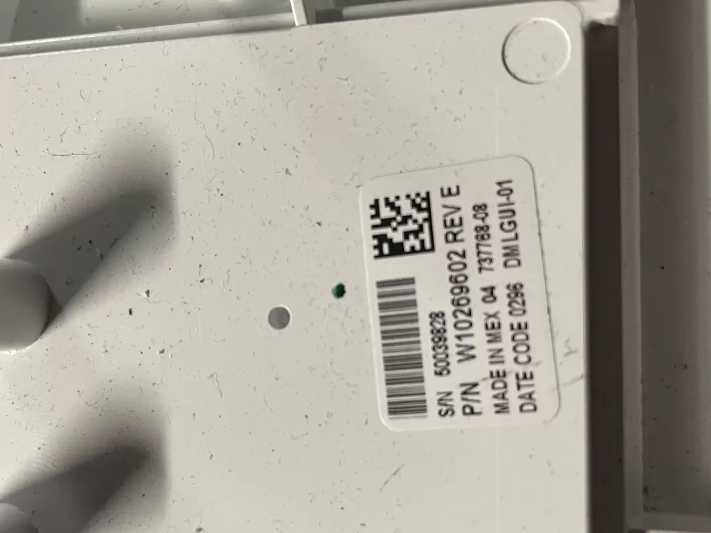 Whirlpool WPW10269602 Washer Control Board Interface AZ6236 | WMV35