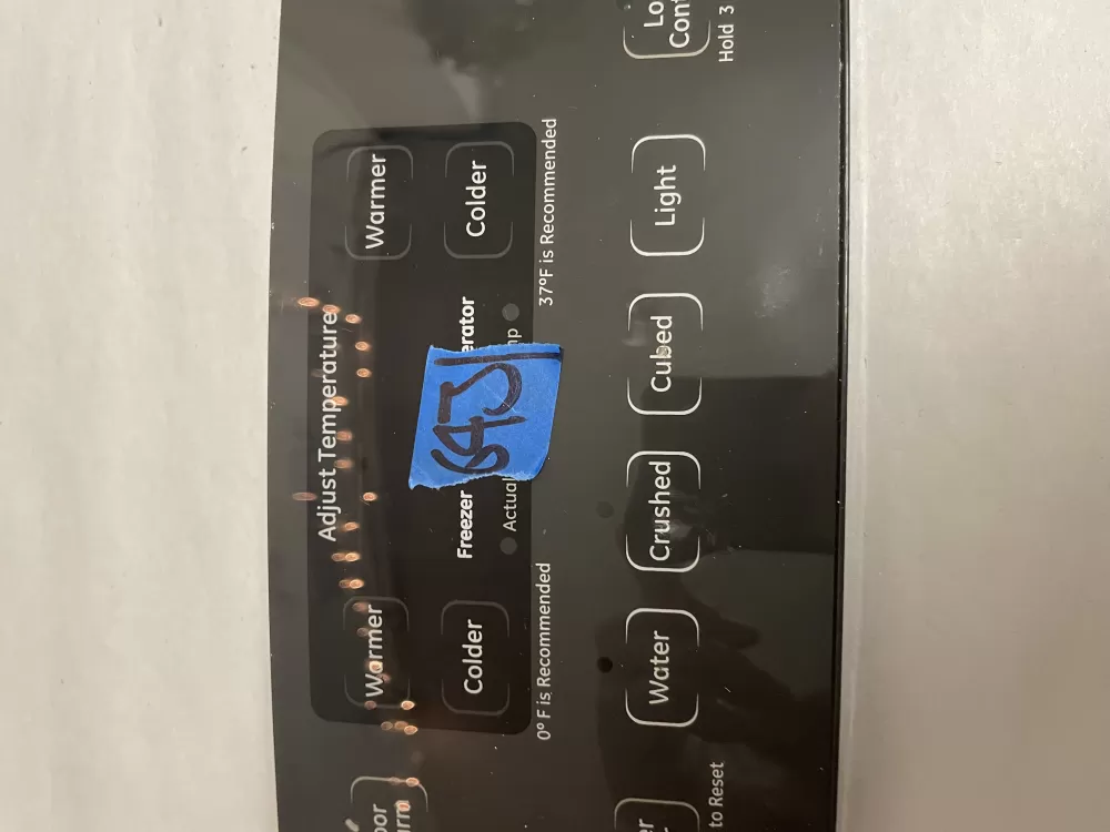 GE 200D7355G052 WR55X10802 Refrigerator Control Board AZ203867 | KM643