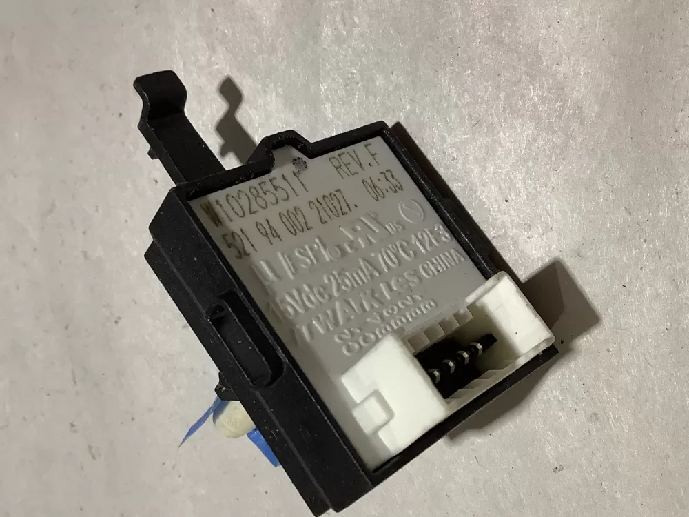 Maytag Whirlpool W10285511 Washer Switch AZ131960 | Sl174