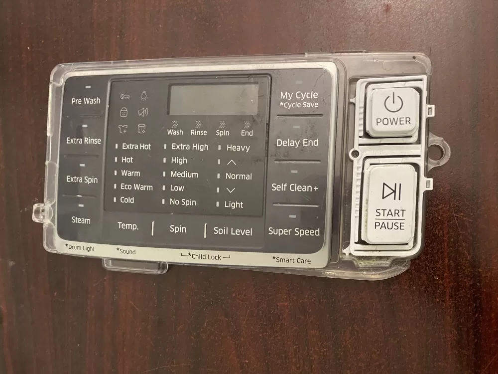 Samsung DC92-01607J  AP6243588  DC94-06643A  DC93-00376D  PS12084833 Dryer UI Control Board