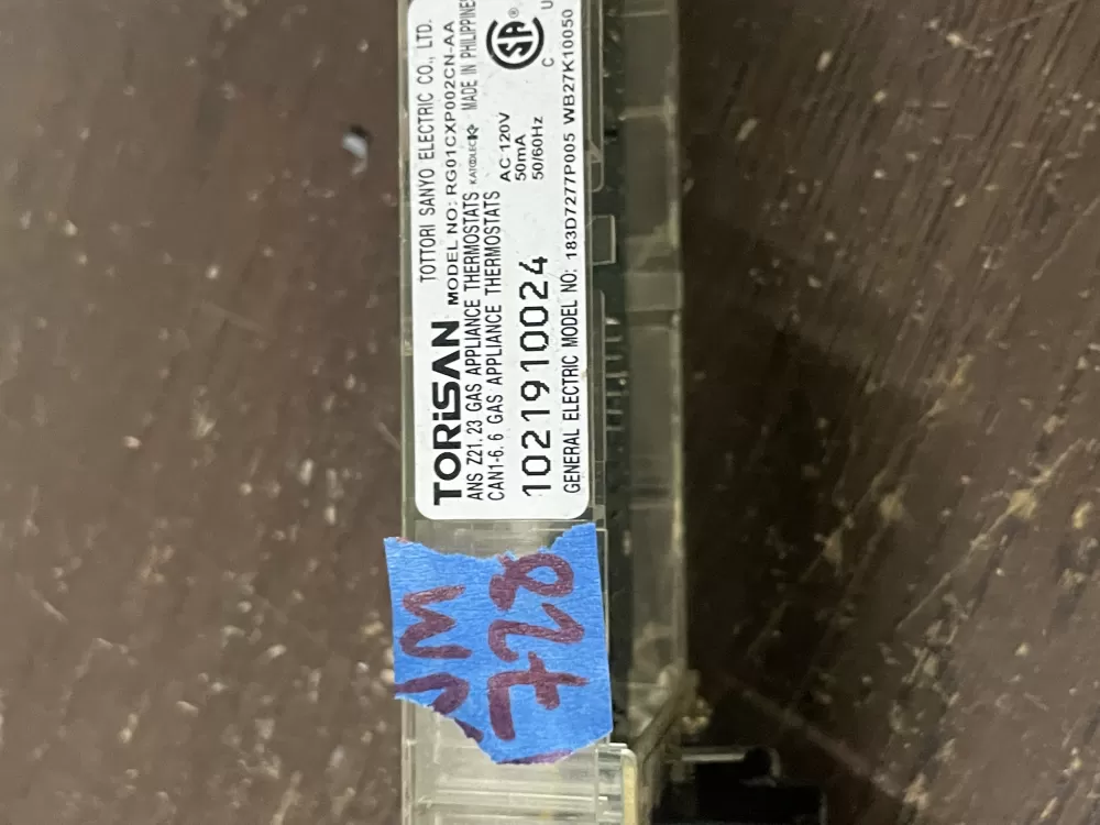 GE WB27K10143 WB11K10013 183D6012P003 Range Oven Control Board AZ48098 | Wm728