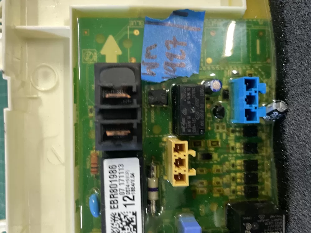 LG EBR80198612 Dryer Control Board AZ209379 | Wmv927