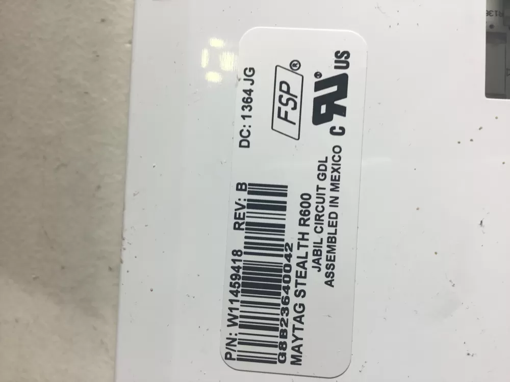 Whirlpool W11548537 W11459418 Refrigerator UI Control Board AZ46000 | NR1775